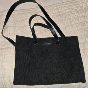 Black Tote Bag with Dual Handles